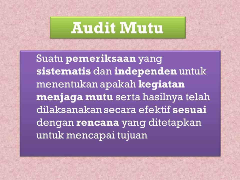Audit Mutu