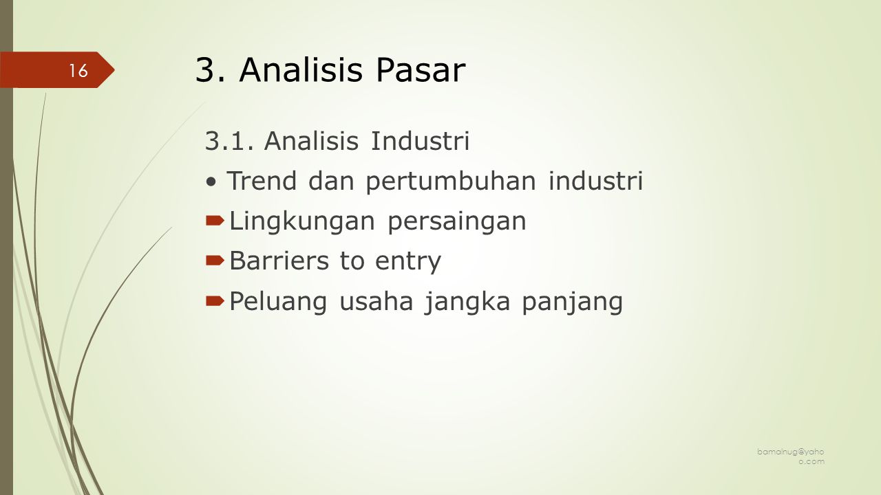 3. Analisis Pasar 3.1. Analisis Industri
