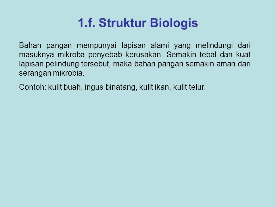 1.f. Struktur Biologis