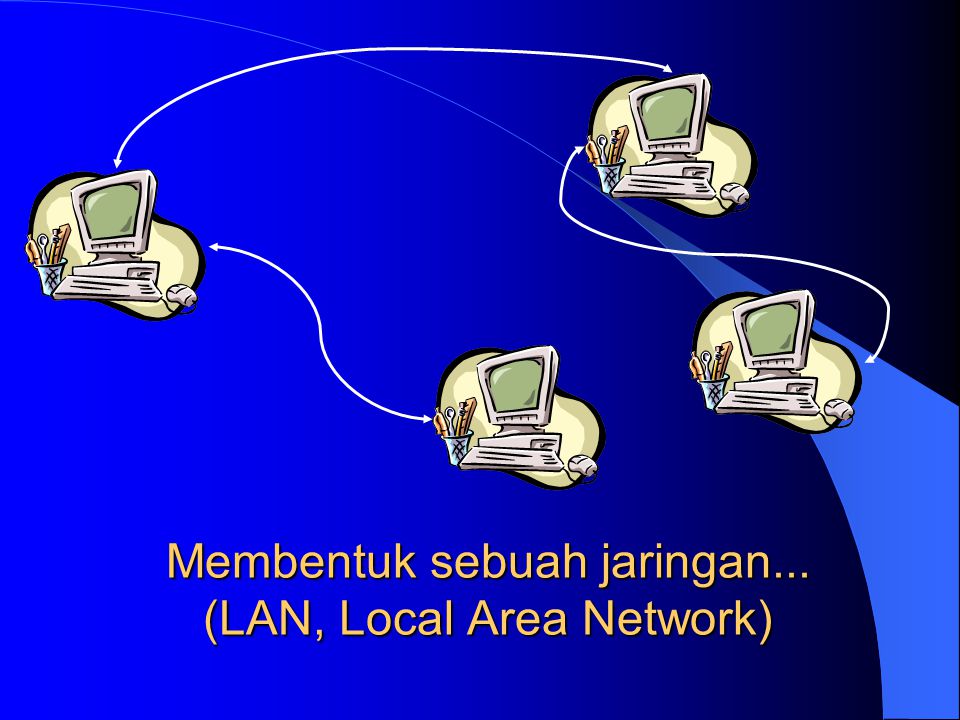 Membentuk sebuah jaringan... (LAN, Local Area Network)