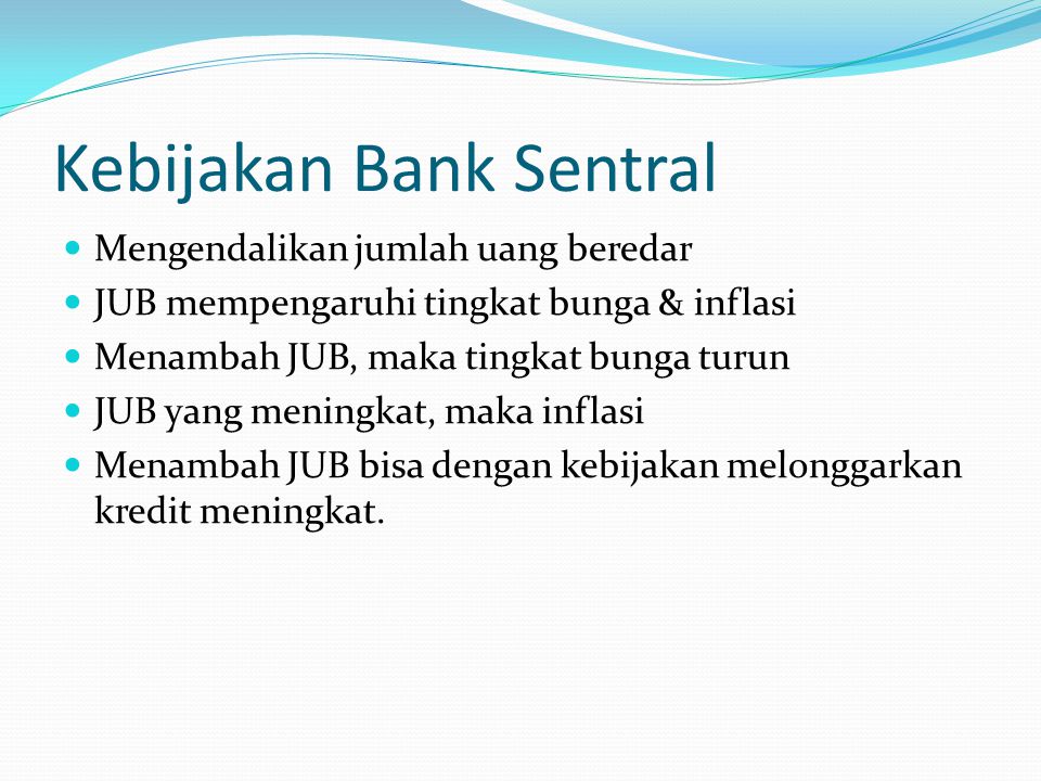 Kebijakan Bank Sentral