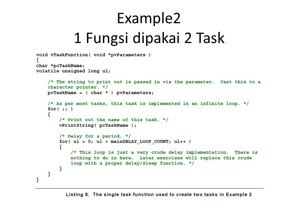 Example2 1 Fungsi dipakai 2 Task