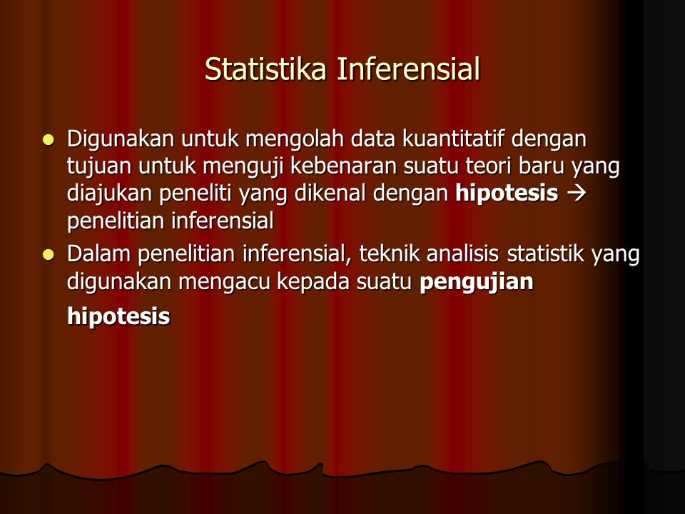 Statistika Inferensial