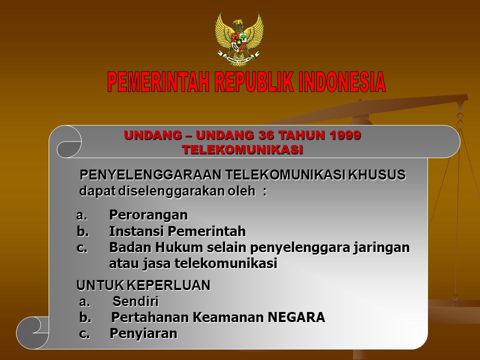 PEMERINTAH REPUBLIK INDONESIA