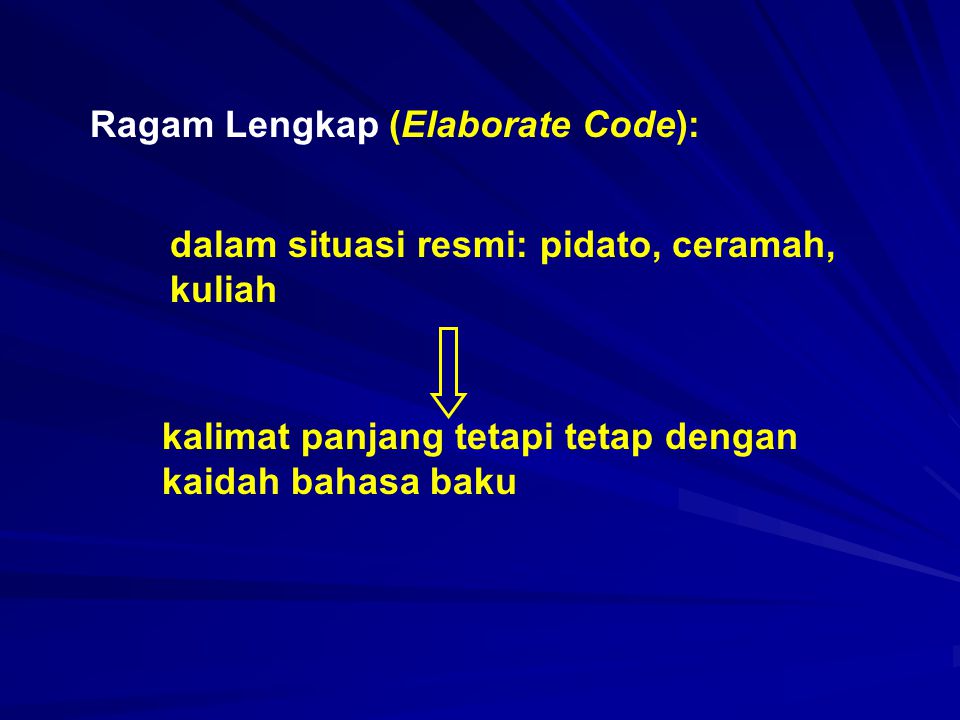 Ragam Lengkap (Elaborate Code):