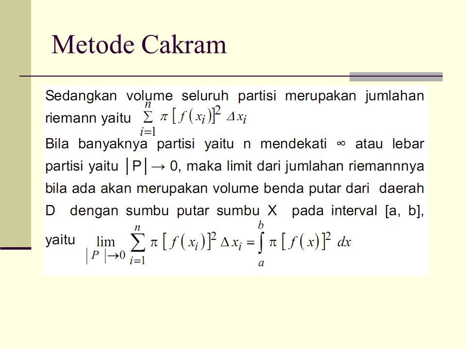 Metode Cakram