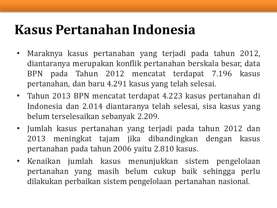 Kasus Pertanahan Indonesia