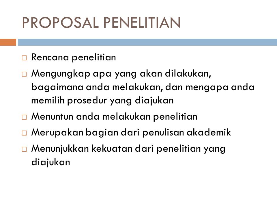 Proposal Penelitian Rencana penelitian