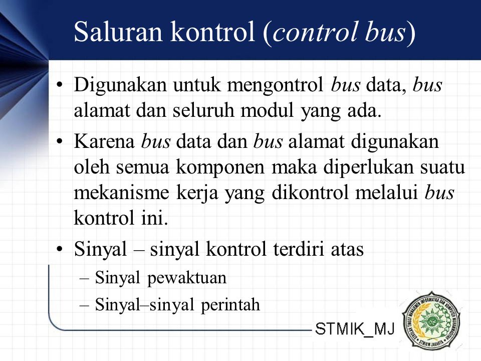 Saluran kontrol (control bus)