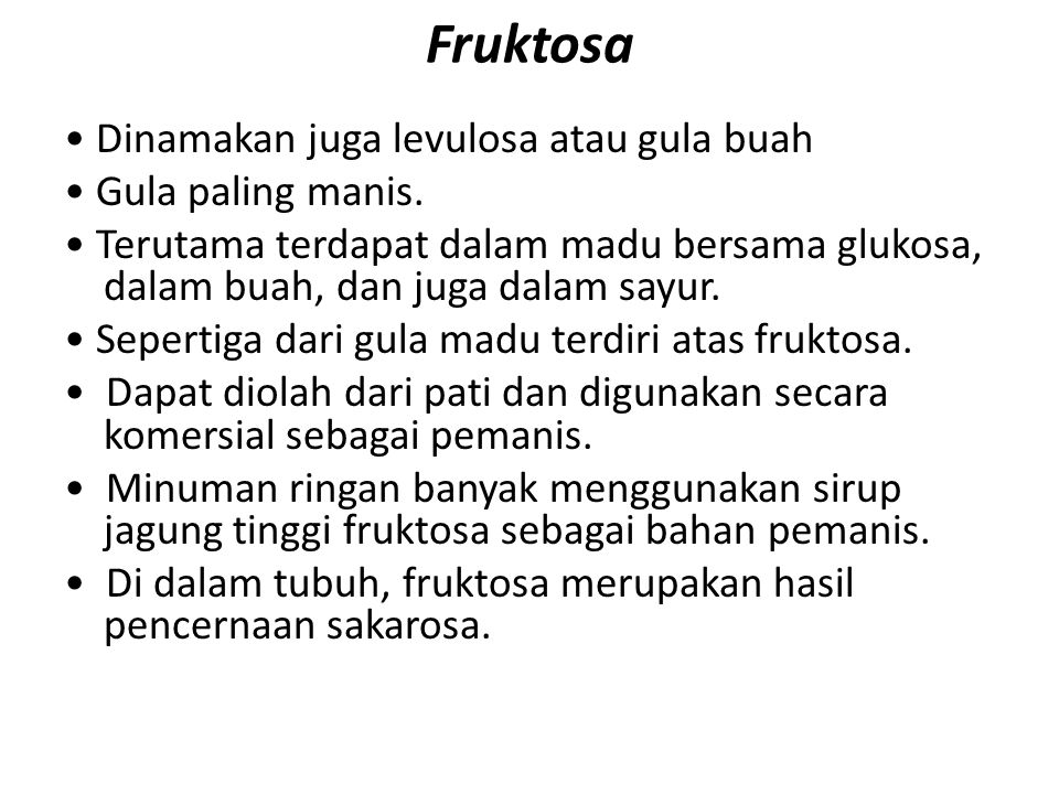 Fruktosa