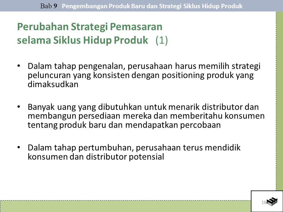 Perubahan Strategi Pemasaran selama Siklus Hidup Produk (1)