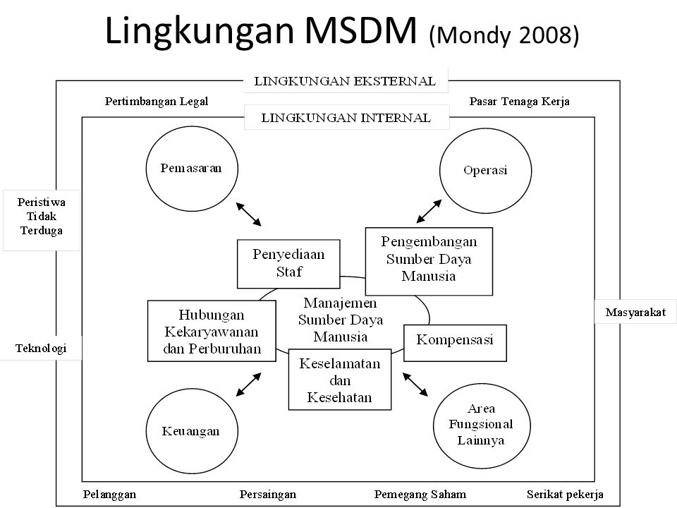 Lingkungan MSDM (Mondy 2008)