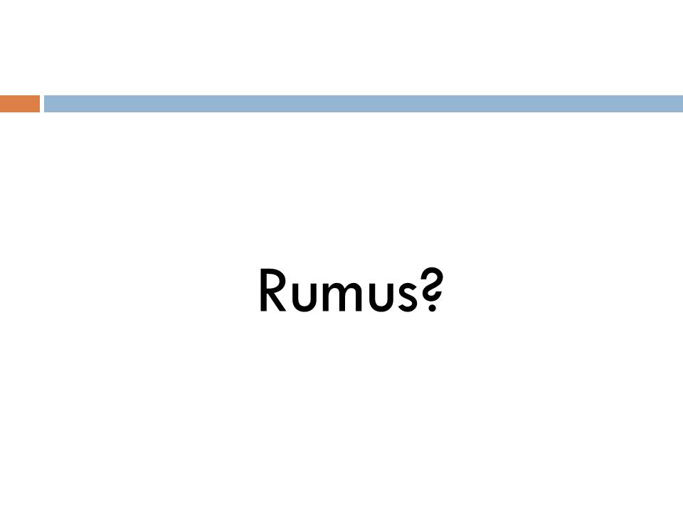 Rumus