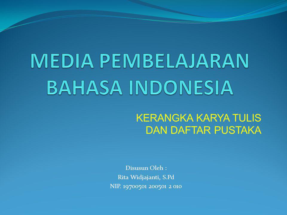 MEDIA PEMBELAJARAN BAHASA INDONESIA