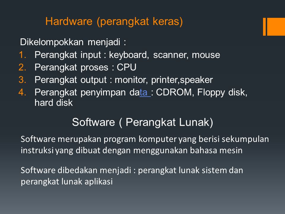 Hardware (perangkat keras)