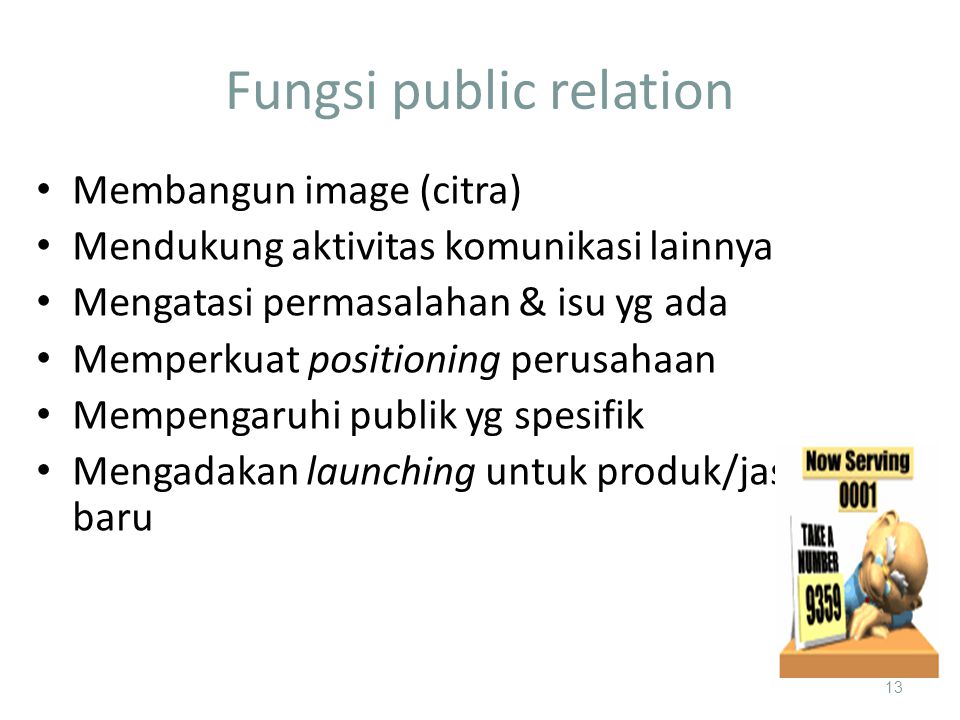 Fungsi public relation