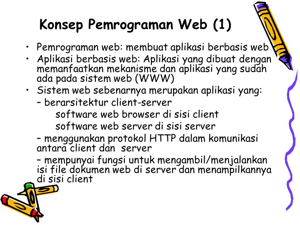Konsep Pemrograman Web (1)