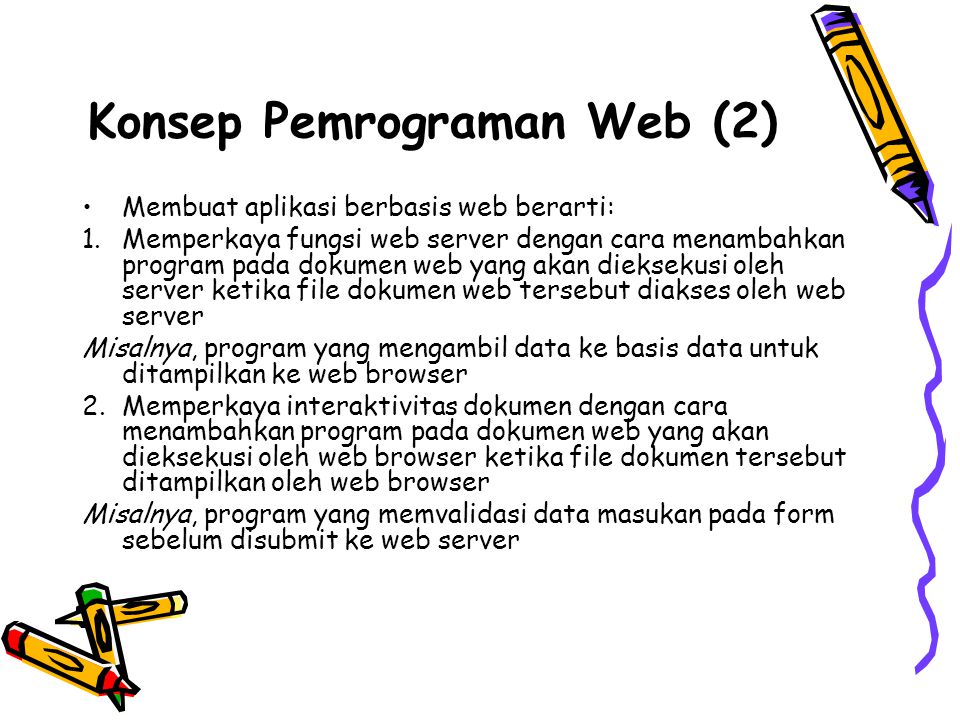Konsep Pemrograman Web (2)