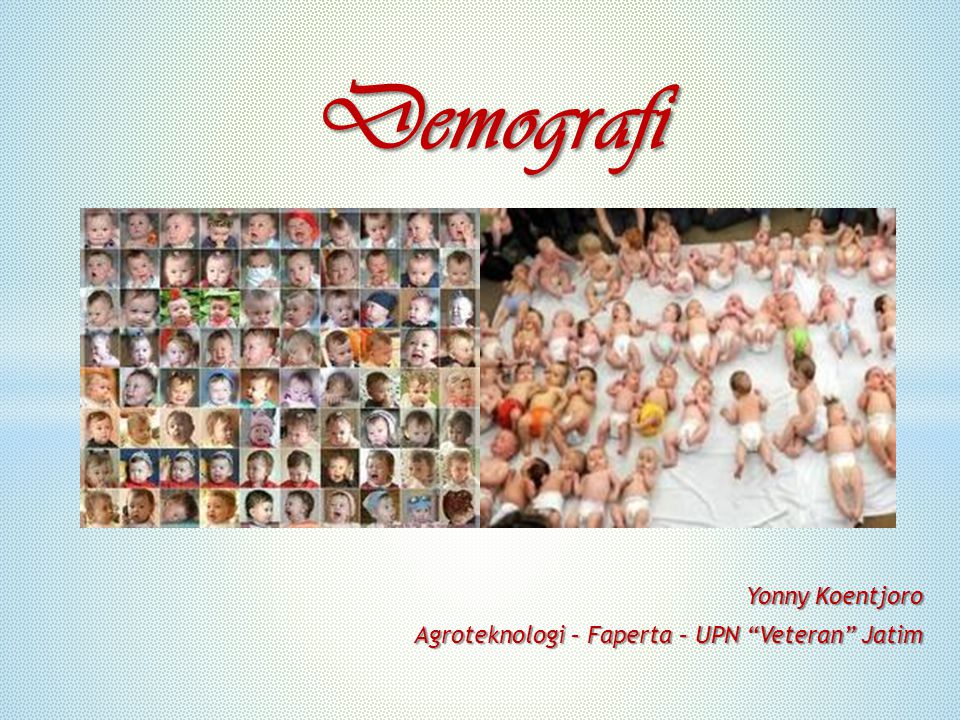 Yonny Koentjoro Agroteknologi – Faperta – UPN Veteran Jatim