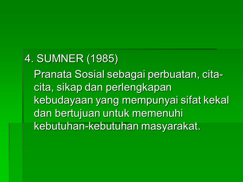 4. SUMNER (1985)