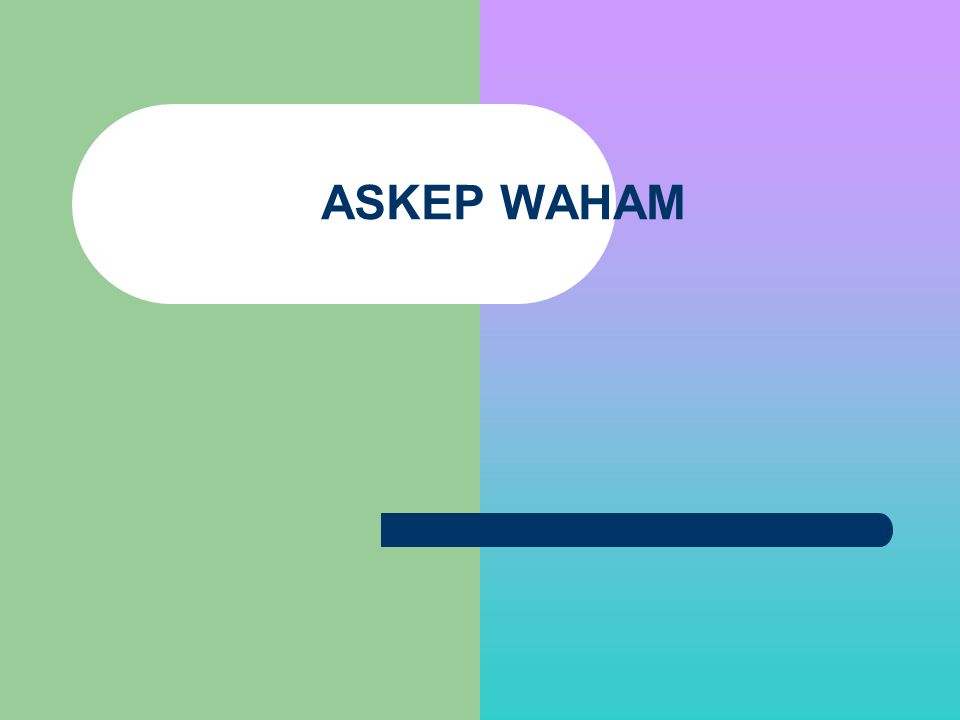 ASKEP WAHAM
