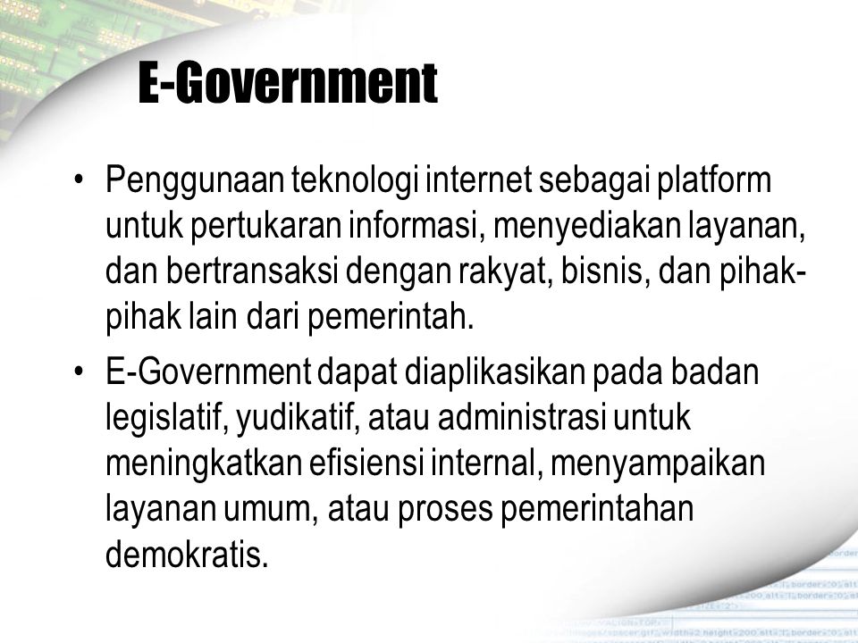 E-Government