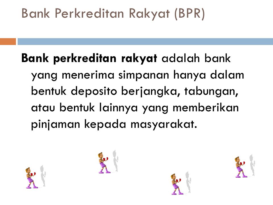 Bank Perkreditan Rakyat (BPR)