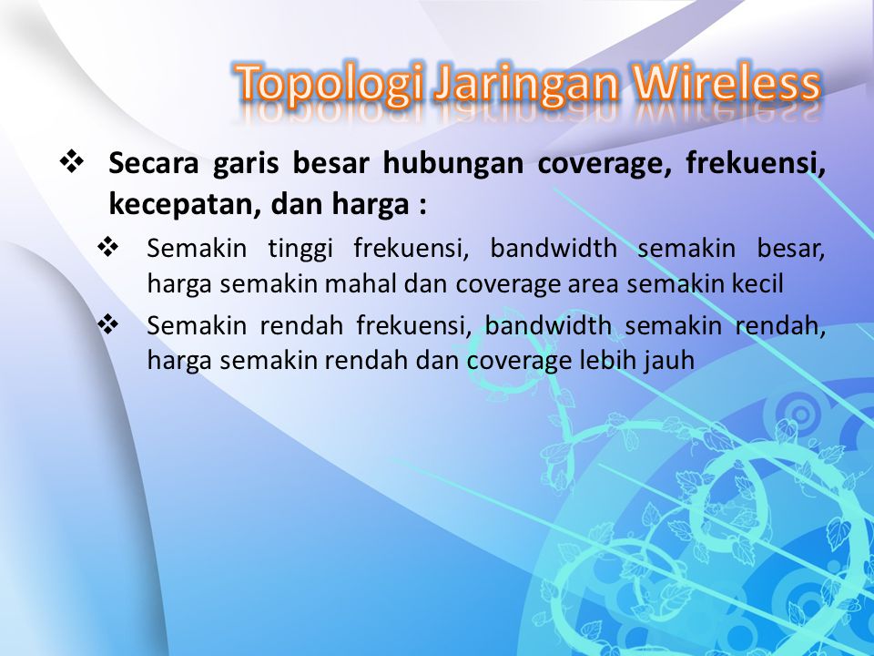 Topologi Jaringan Wireless