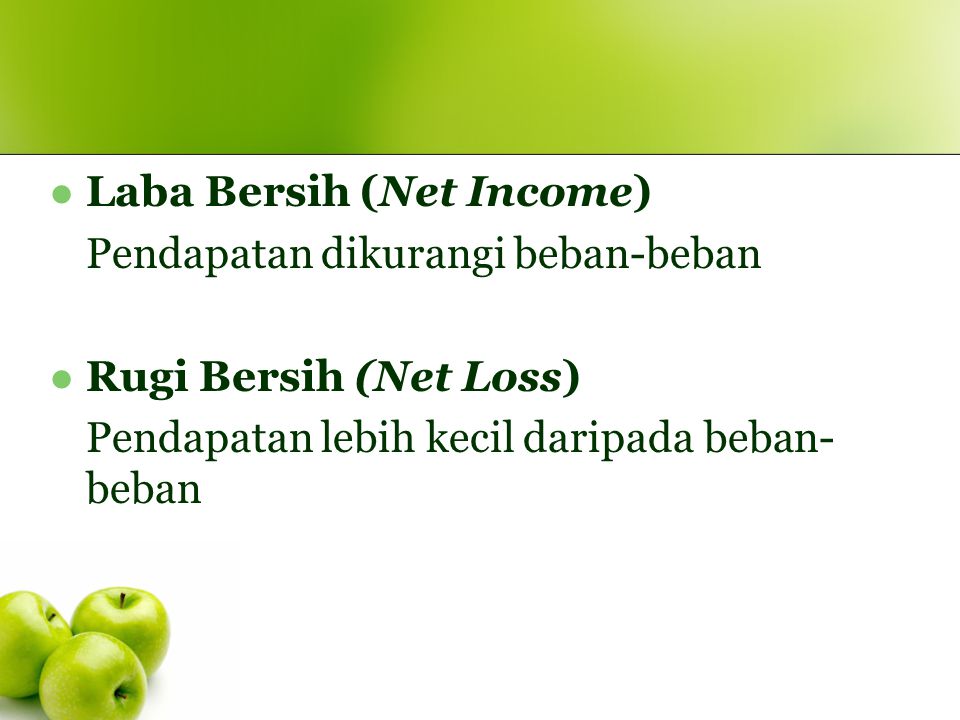 Laba Bersih (Net Income)