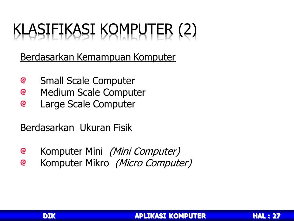 Klasifikasi komputer (2)