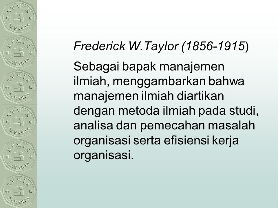 Frederick W.Taylor ( )