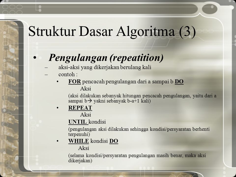 Struktur Dasar Algoritma (3)