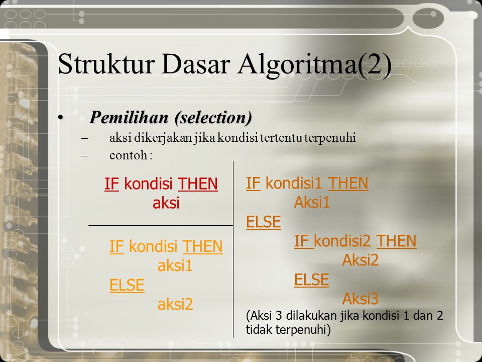 Struktur Dasar Algoritma(2)