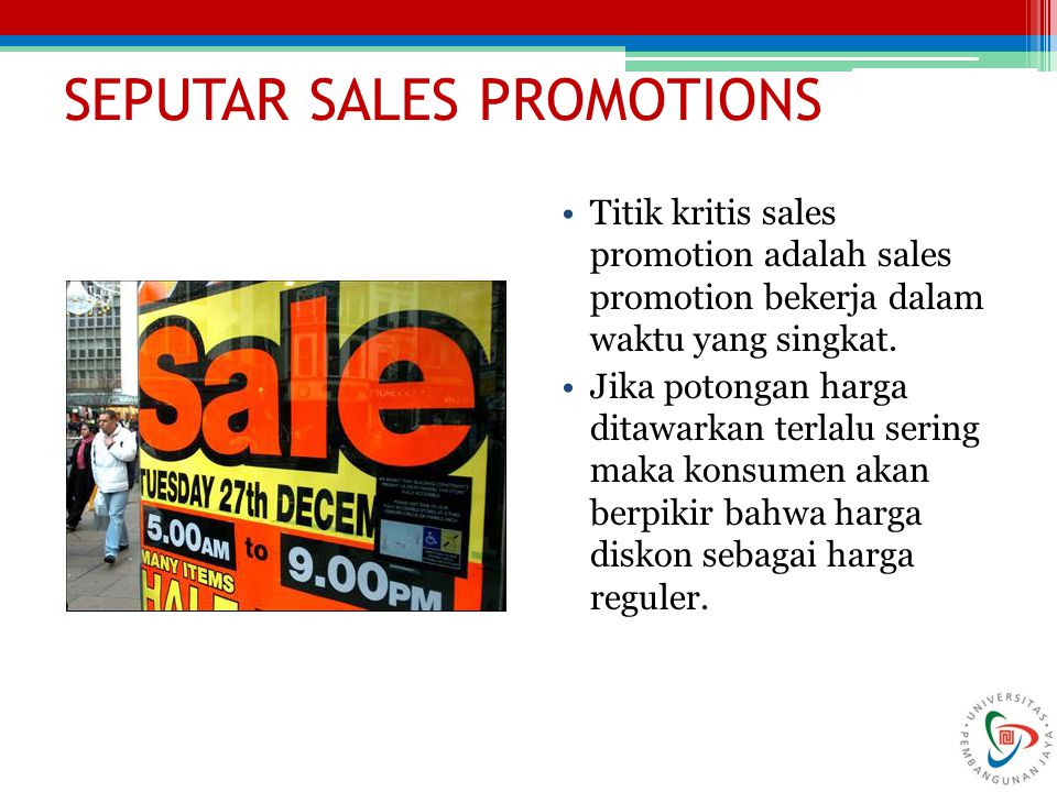 SEPUTAR SALES PROMOTIONS