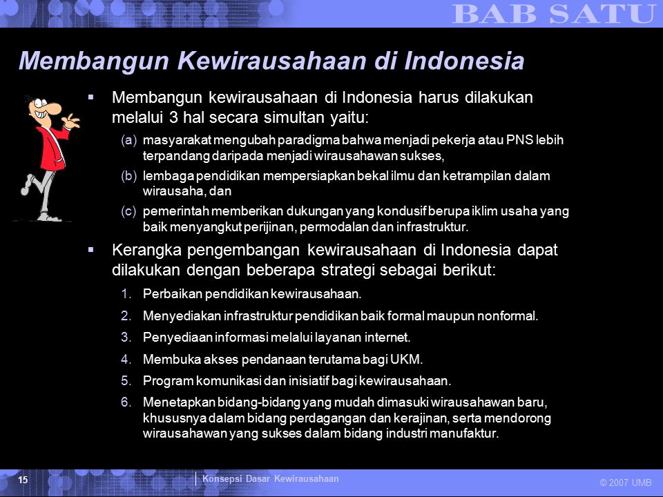Membangun Kewirausahaan di Indonesia