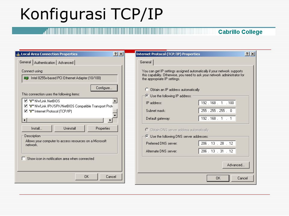 Konfigurasi TCP/IP