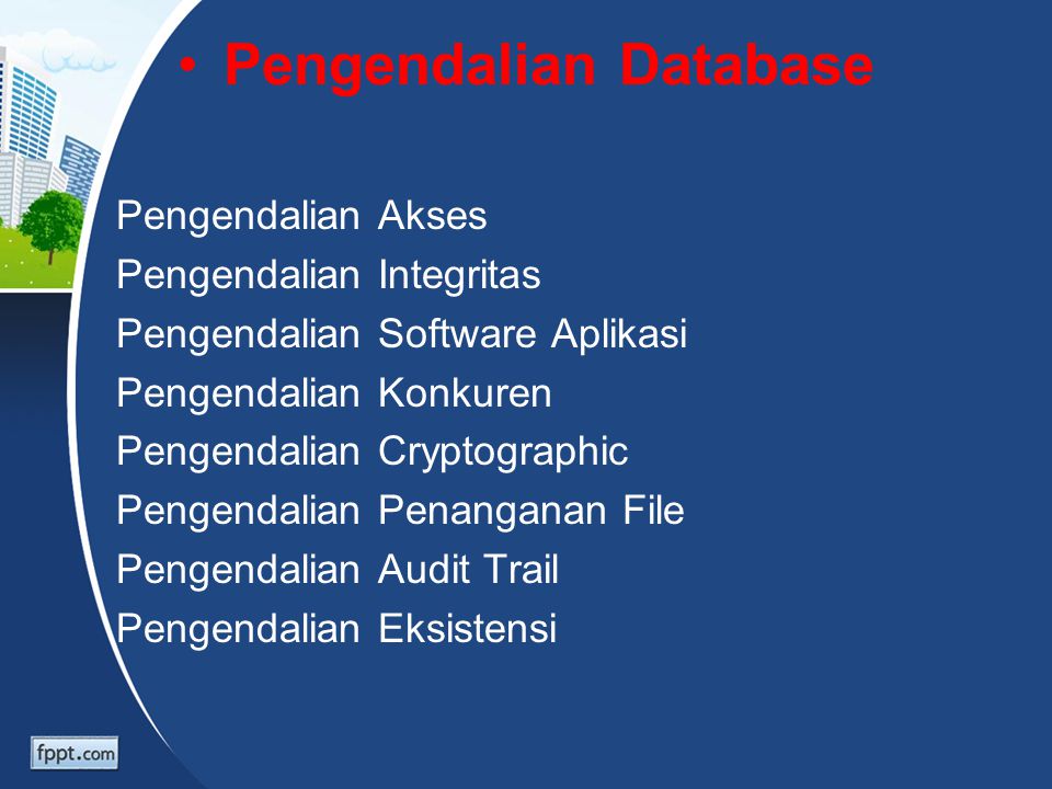 Pengendalian Database