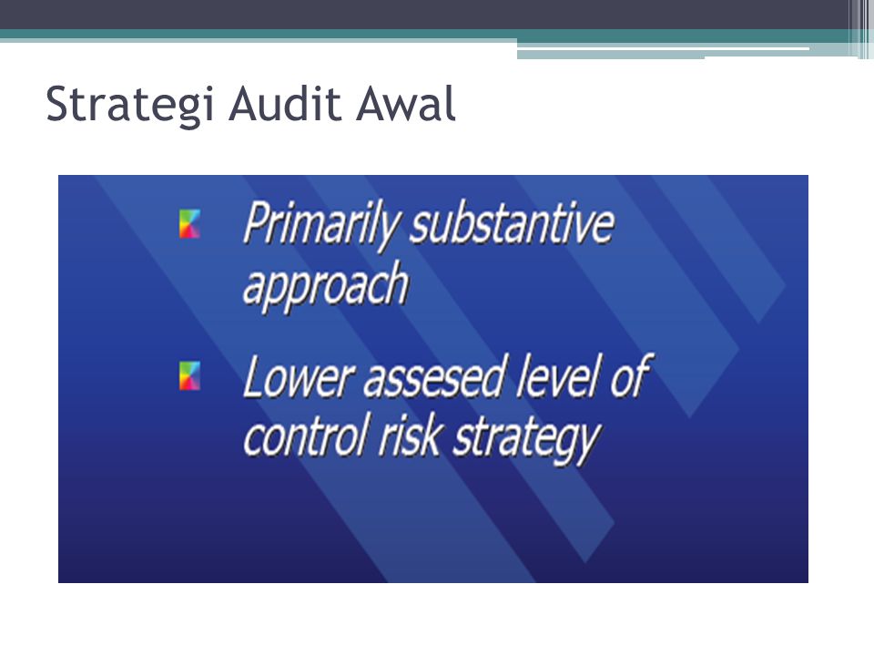 Strategi Audit Awal