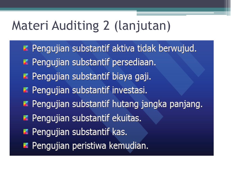 Materi Auditing 2 (lanjutan)