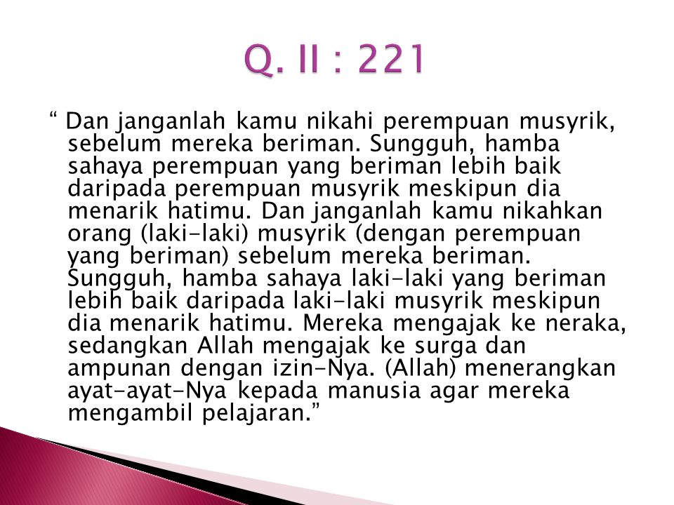 Q. II : 221