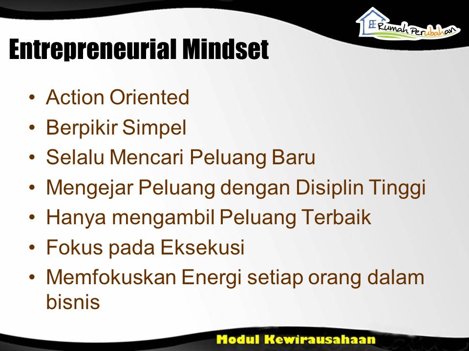 Entrepreneurial Mindset