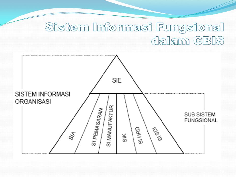 Sistem Informasi Fungsional dalam CBIS