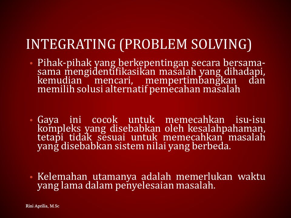 Integrating (problem Solving)