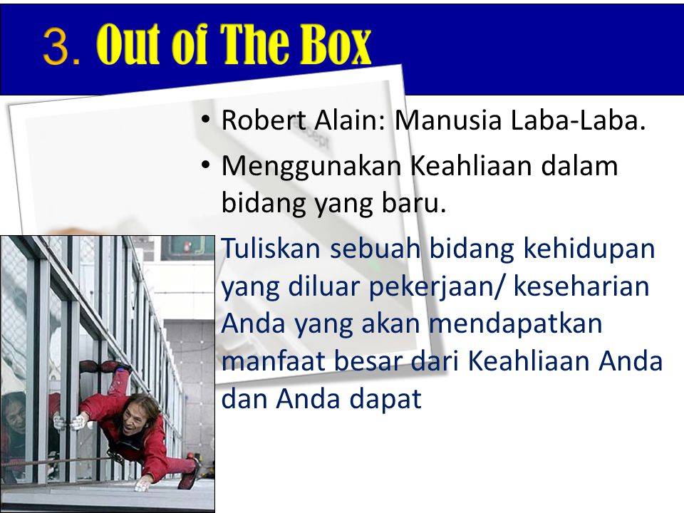 3. Out of The Box Robert Alain: Manusia Laba-Laba.