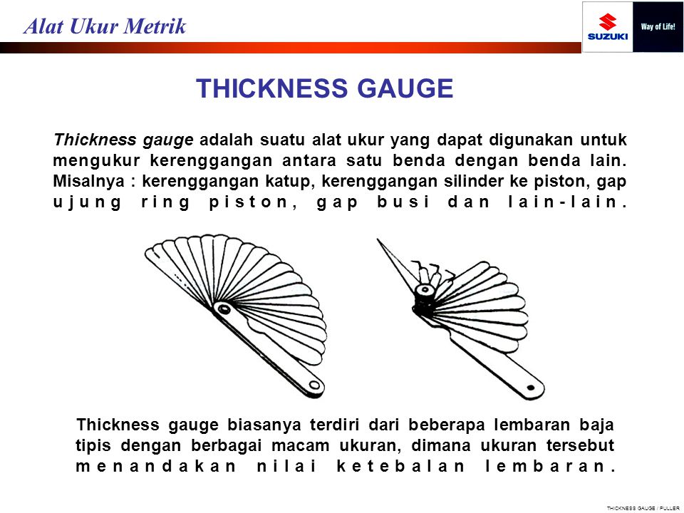 THICKNESS GAUGE / PULLER