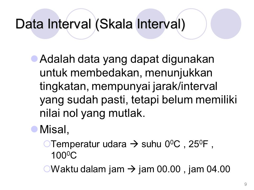 Data Interval (Skala Interval)