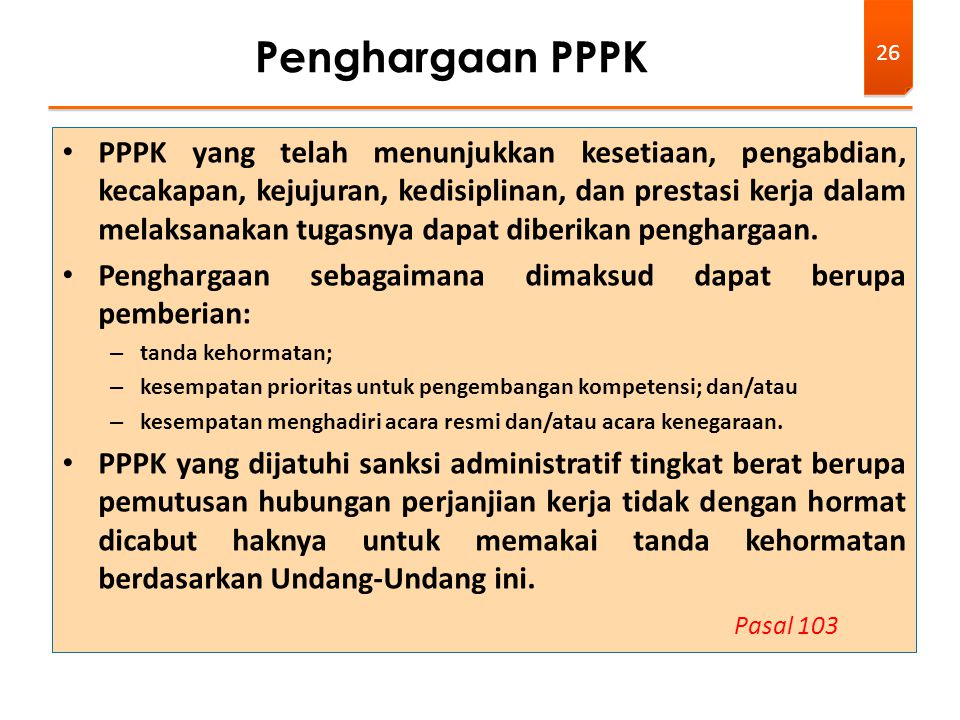 Penghargaan PPPK
