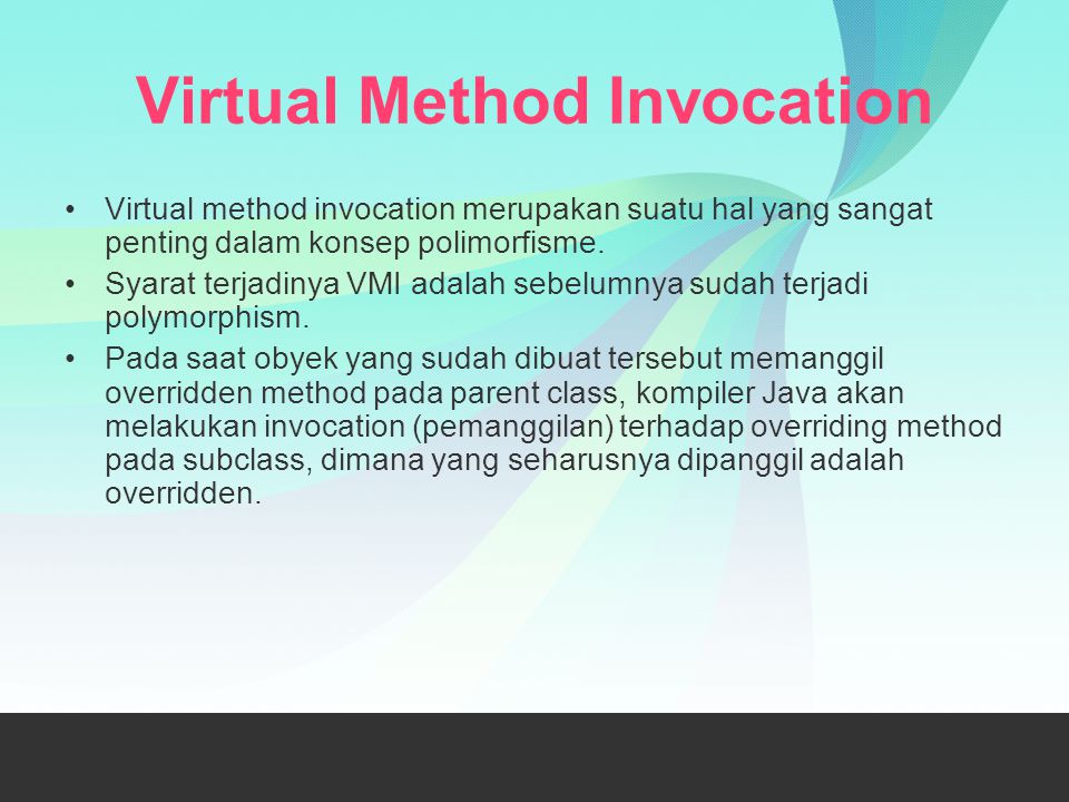 Virtual Method Invocation