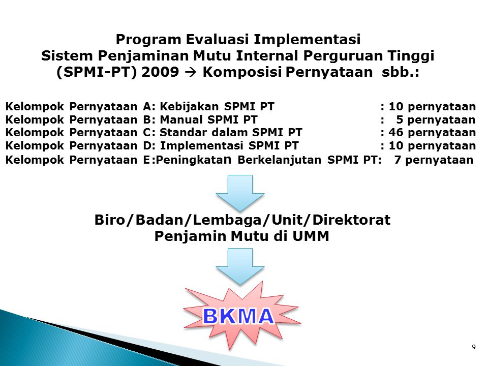 BKMA Program Evaluasi Implementasi