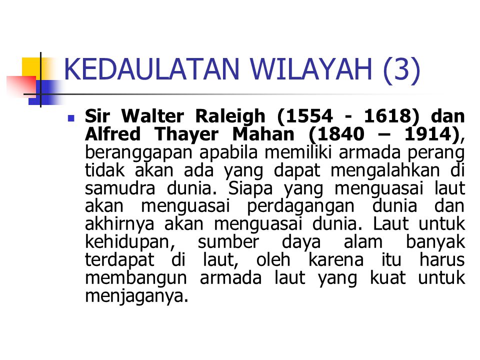 KEDAULATAN WILAYAH (3)